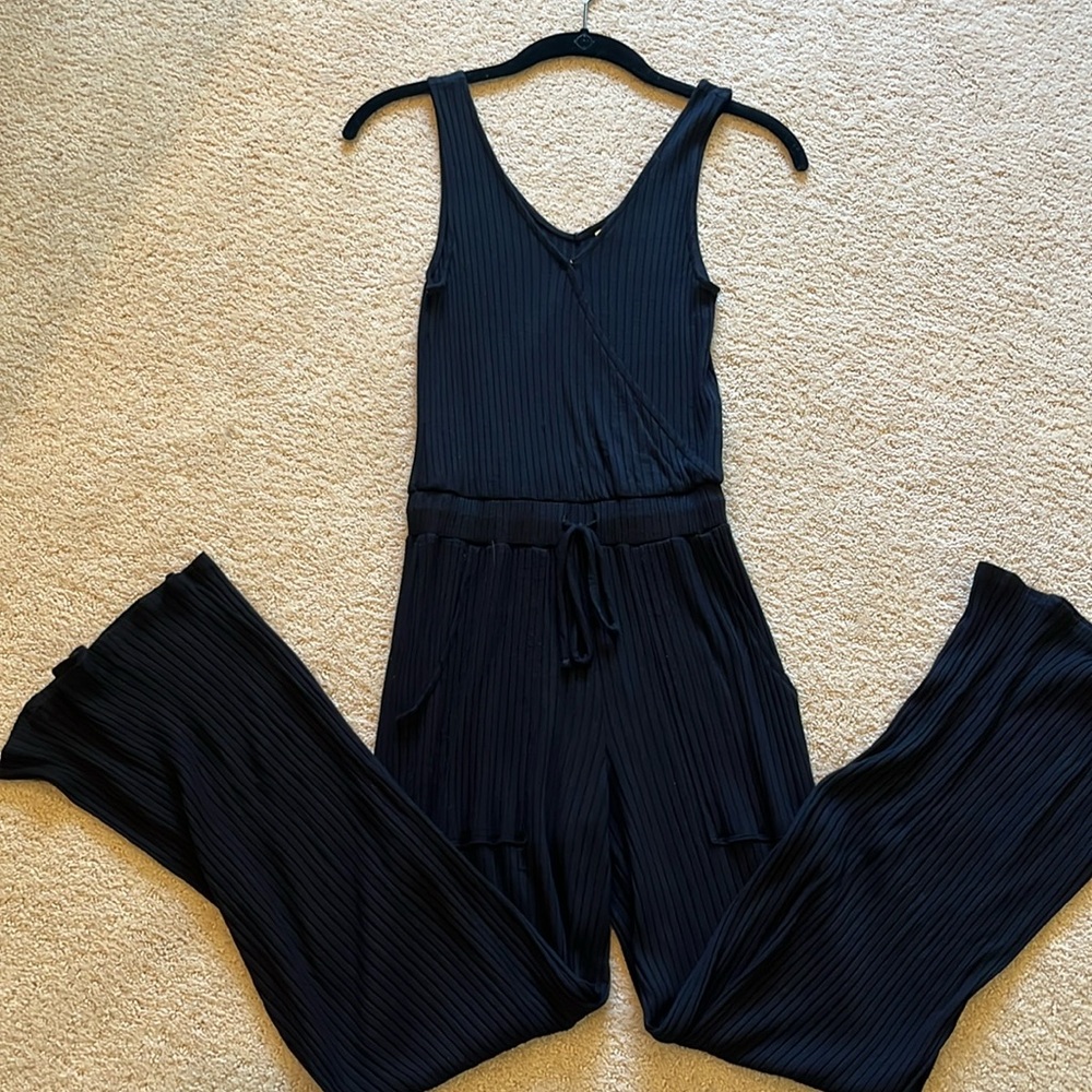 Black Stretchy Pantsuit
